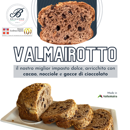 ValMairotto – Lievitato Tipico della Valle Maira con Cacao e Nocciole - gr 220