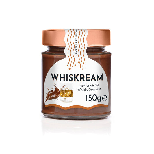 WHYSKREAM® - Crema Spalmabile con Cioccolato Fondente e Whisky Scozzese - 150 g EUR