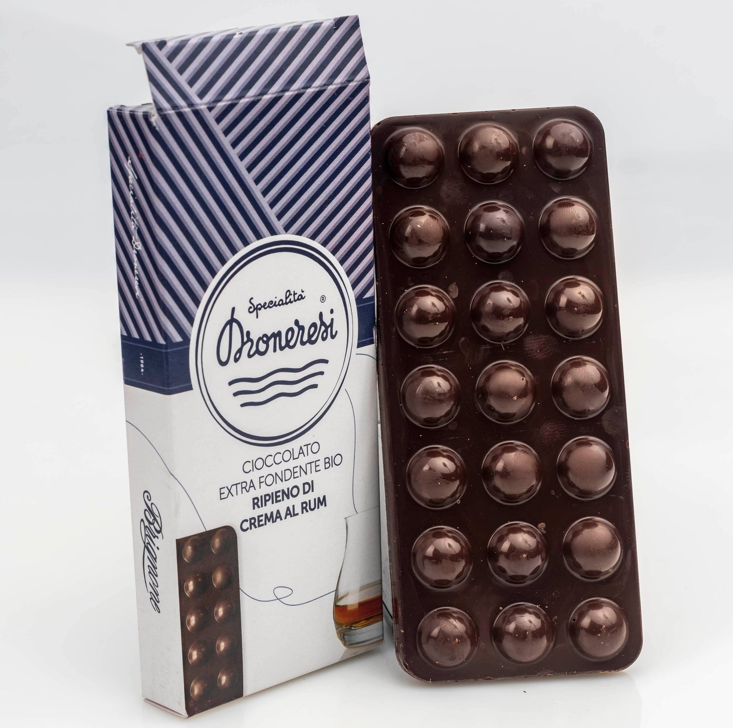 Droneretta - Tavoletta artigianale di cioccolato fondente al Rum