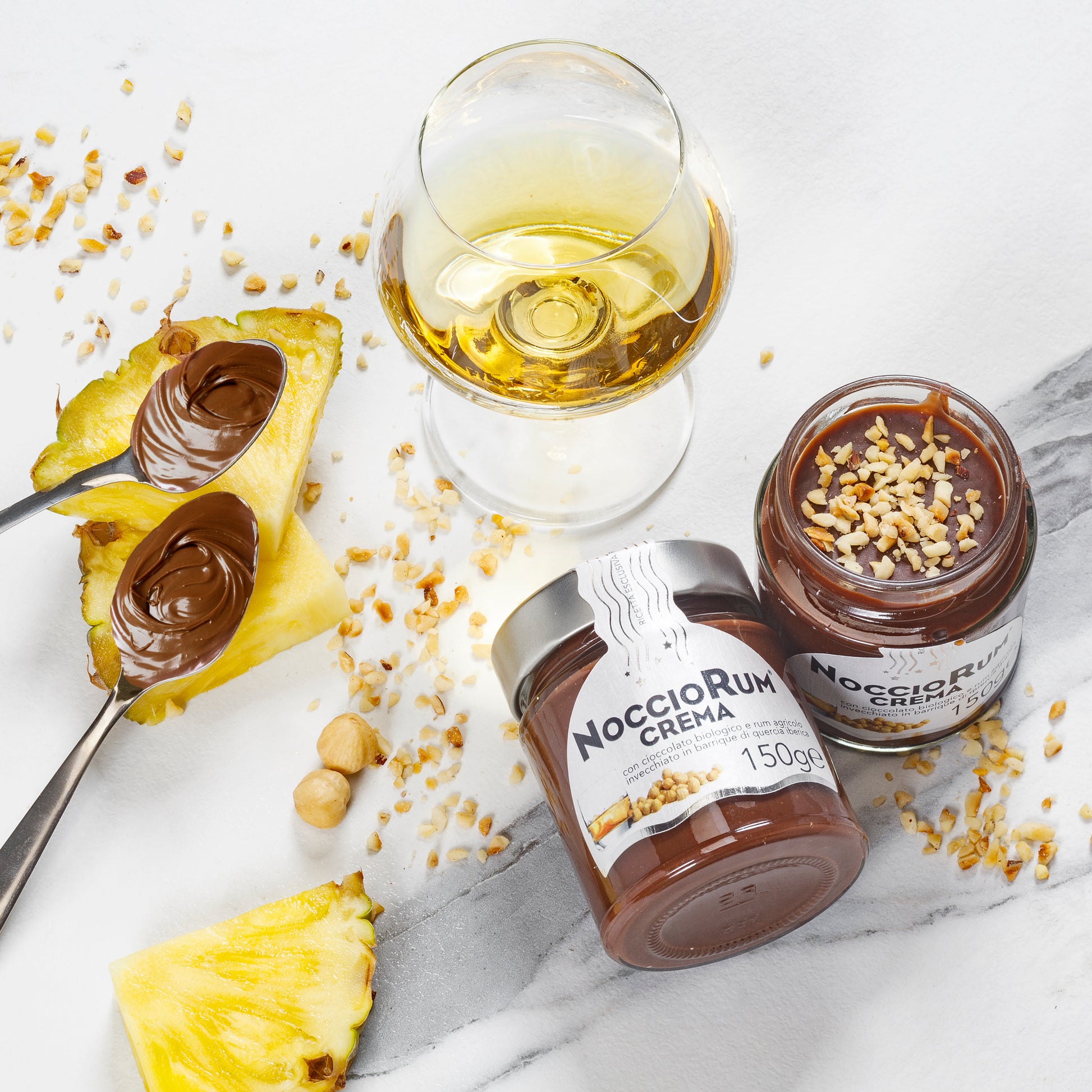 Nocciorum® - Crema spalmabile alcolica con Rhum e Nocciole IGP, acquista online, spedizione veloce