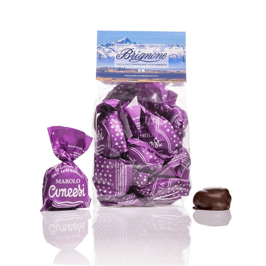 Cuneesi alla Grappa di Barolo - Cioccolatini artigianali piemontesi alla grappa di Barolo - Perfetti per regali. Acquista online con spedizione veloce.